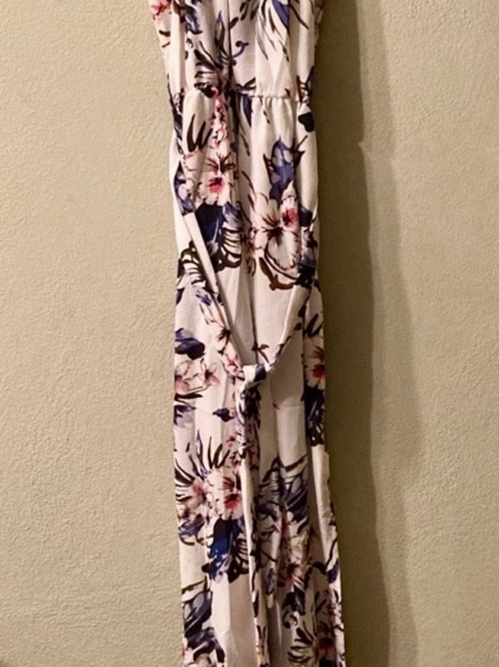 Floral Tie-Waist Maxi Dress